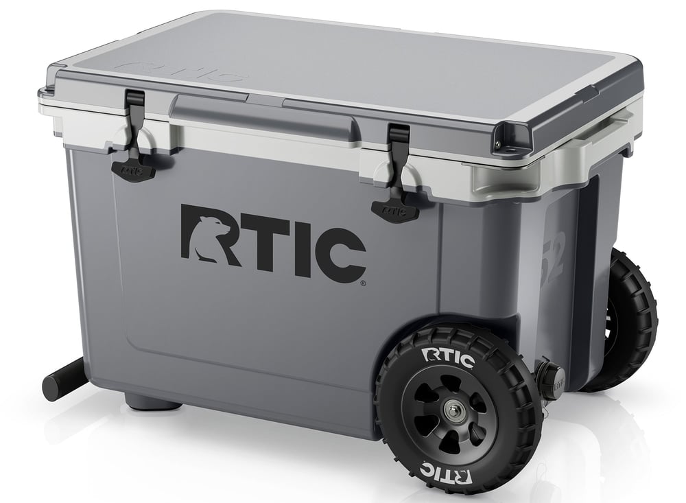 52 QT Ultra-Light Wheeled Cooler Dark Grey & Cool Grey | Rtic Hard Coolers|Clearance