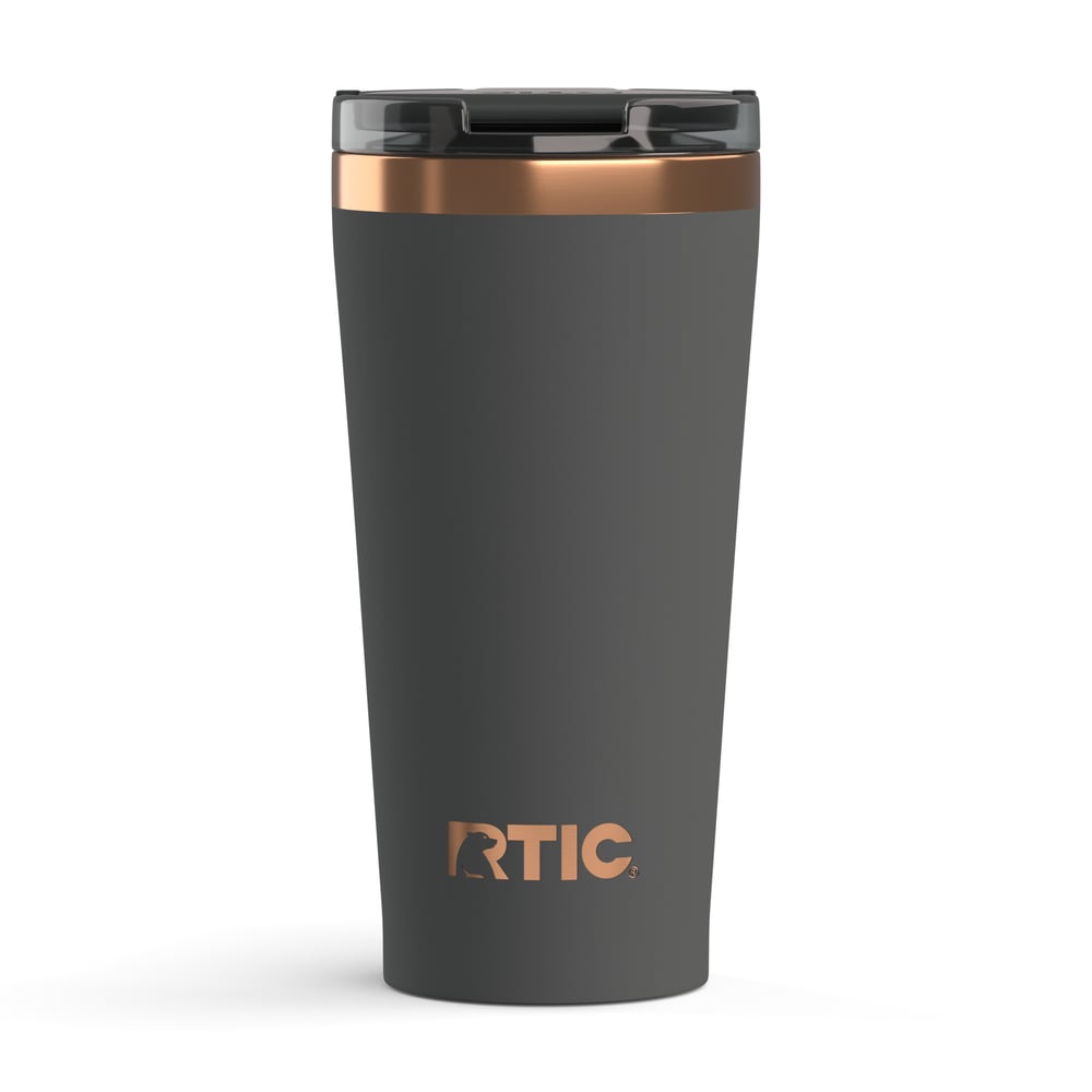 18oz Happy Hour Pint Tumbler Light Black | Rtic Drinkware