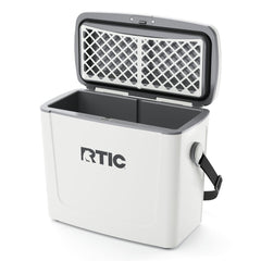16 QT Road Trip Cooler White & Grey | Rtic Hard Coolers|Clearance