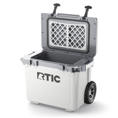 22 QT Ultra-Light Wheeled Cooler White & Grey | Rtic Hard Coolers|Clearance