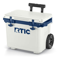 22 QT Ultra-Light Wheeled Cooler Cool Grey & Navy | Rtic Hard Coolers|Clearance