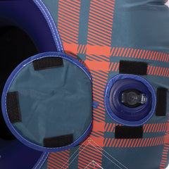 RTIC Tough Snow Tubes Slate Blue/Orange Plaid | Rtic Gear|Clearance