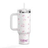 Road Trip Tumbler Pink Magnolias | Rtic Drinkware|Clearance