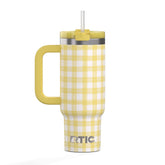 Road Trip Tumbler Sunlight Gingham | Rtic Drinkware|Clearance