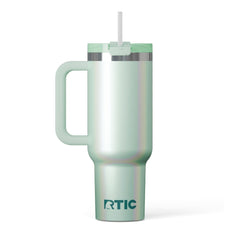 Road Trip Tumbler Fresh Mint Glitter | Rtic Drinkware|Clearance