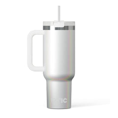 Road Trip Tumbler White Glitter | Rtic Drinkware|Clearance