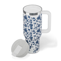 Road Trip Tumbler Blue Bouquet | Rtic Drinkware|Clearance