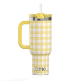 Road Trip Tumbler Sunlight Gingham | Rtic Drinkware|Clearance