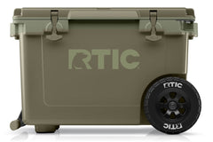 52 QT Ultra-Light Wheeled Cooler Olive | Rtic Hard Coolers|Clearance