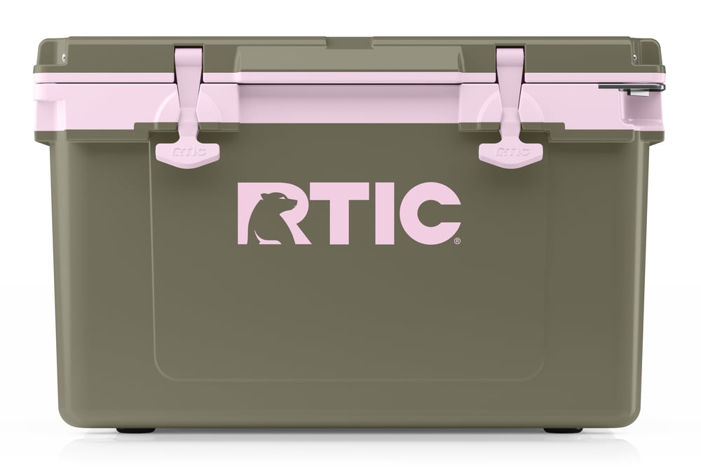 32 QT Ultra-Light Cooler Olive/Pale Pink | Rtic Hard Coolers|Clearance