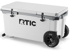 72 QT Ultra-Light Wheeled Cooler White & Grey | Rtic Hard Coolers