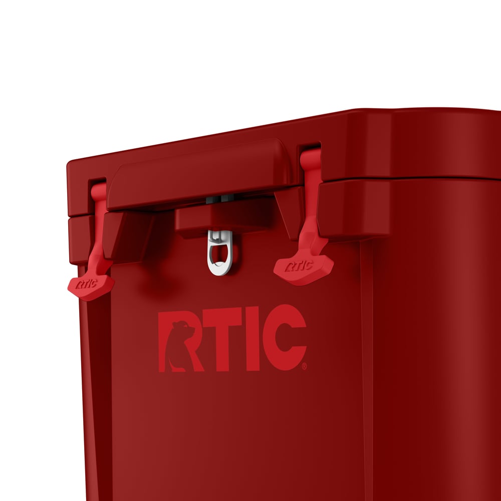 45 QT Ultra-Tough Wheeled Cooler Black Cherry | Rtic Hard Coolers|Clearance