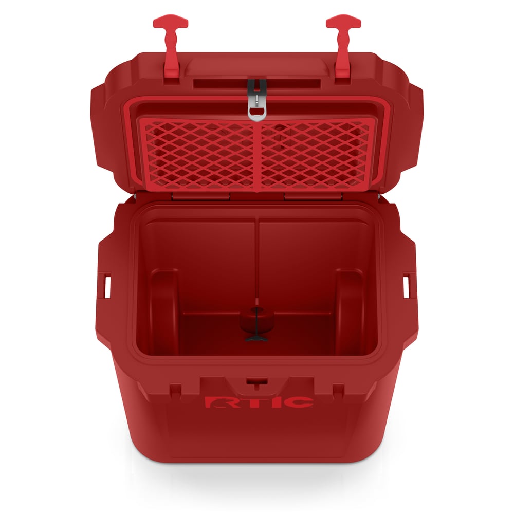 45 QT Ultra-Tough Wheeled Cooler Black Cherry | Rtic Hard Coolers|Clearance