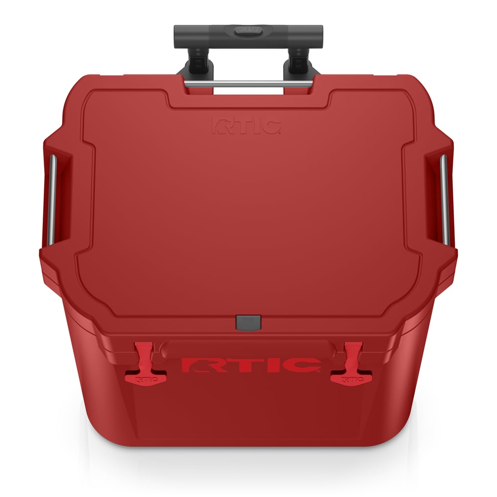 45 QT Ultra-Tough Wheeled Cooler Black Cherry | Rtic Hard Coolers|Clearance