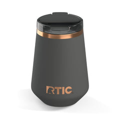 12oz Happy Hour Wine Tumbler Light Black | Rtic Drinkware