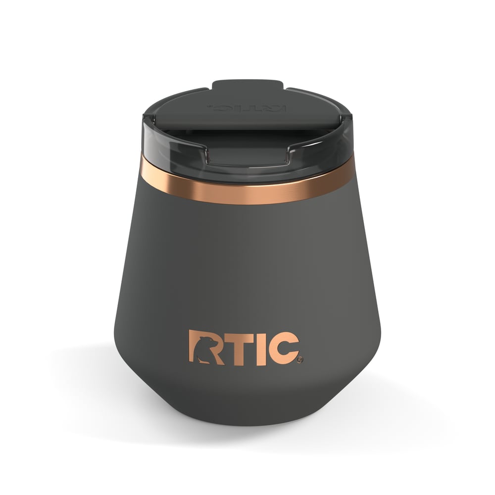 8oz Happy Hour Lowball Tumbler Light Black | Rtic Drinkware