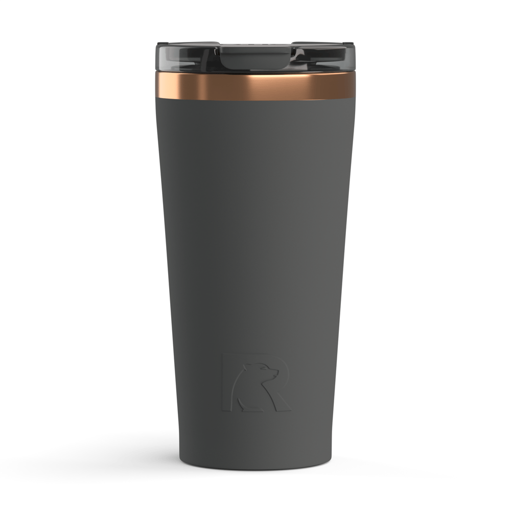 18oz Happy Hour Pint Tumbler Light Black | Rtic Drinkware