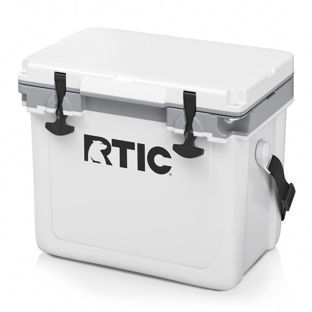 22 QT Ultra-Light Cooler White & Grey | Rtic Hard Coolers|Clearance