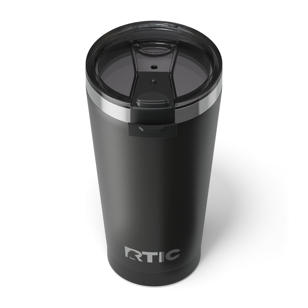 Essential Pint Tumbler Black | Rtic Drinkware