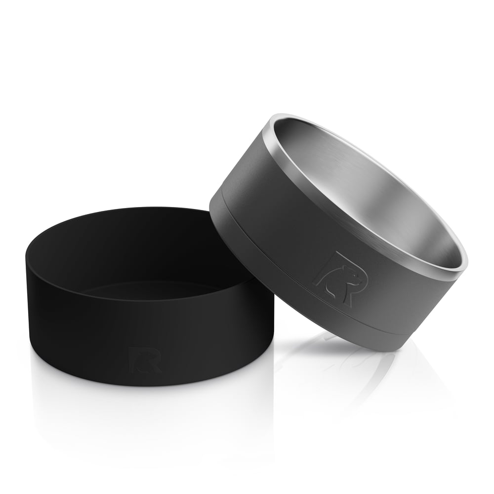 3-In-1 Dog Bowl Black & Black | Rtic Drinkware|Clearance