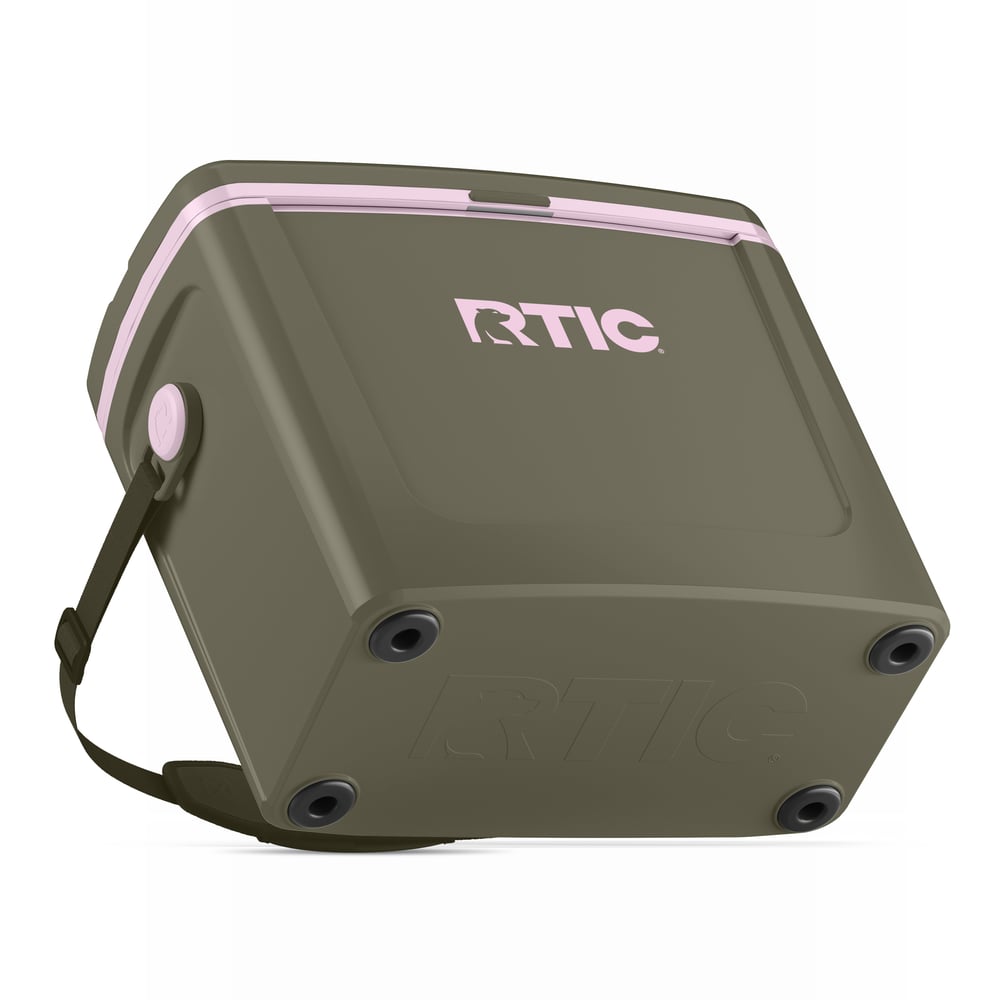 16 QT Road Trip Cooler Olive/Pale Pink | Rtic Hard Coolers|Clearance
