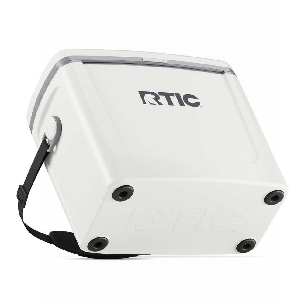 16 QT Road Trip Cooler White & Grey | Rtic Hard Coolers|Clearance