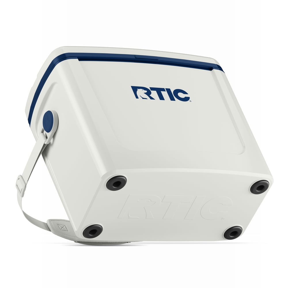 16 QT Road Trip Cooler Cool Grey & Navy | Rtic Hard Coolers|Clearance