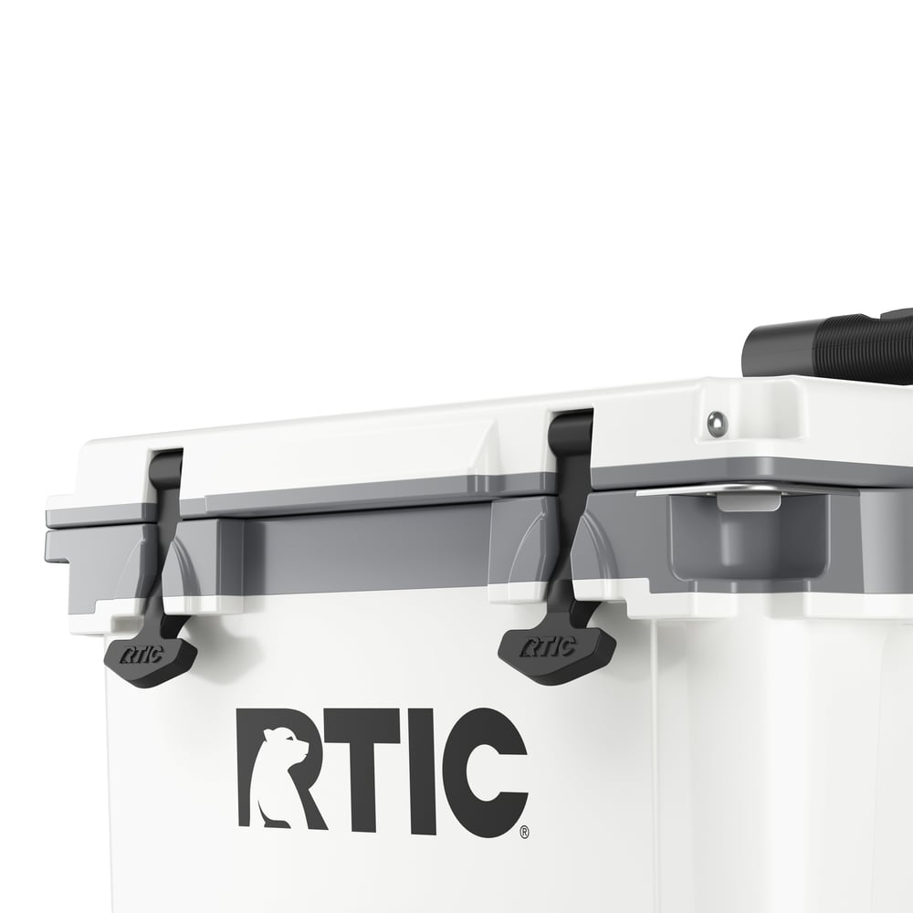 22 QT Ultra-Light Wheeled Cooler White & Grey | Rtic Hard Coolers|Clearance