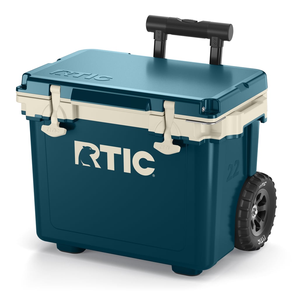 22 QT Ultra-Light Wheeled Cooler Marine/Canvas | Rtic Hard Coolers|Clearance