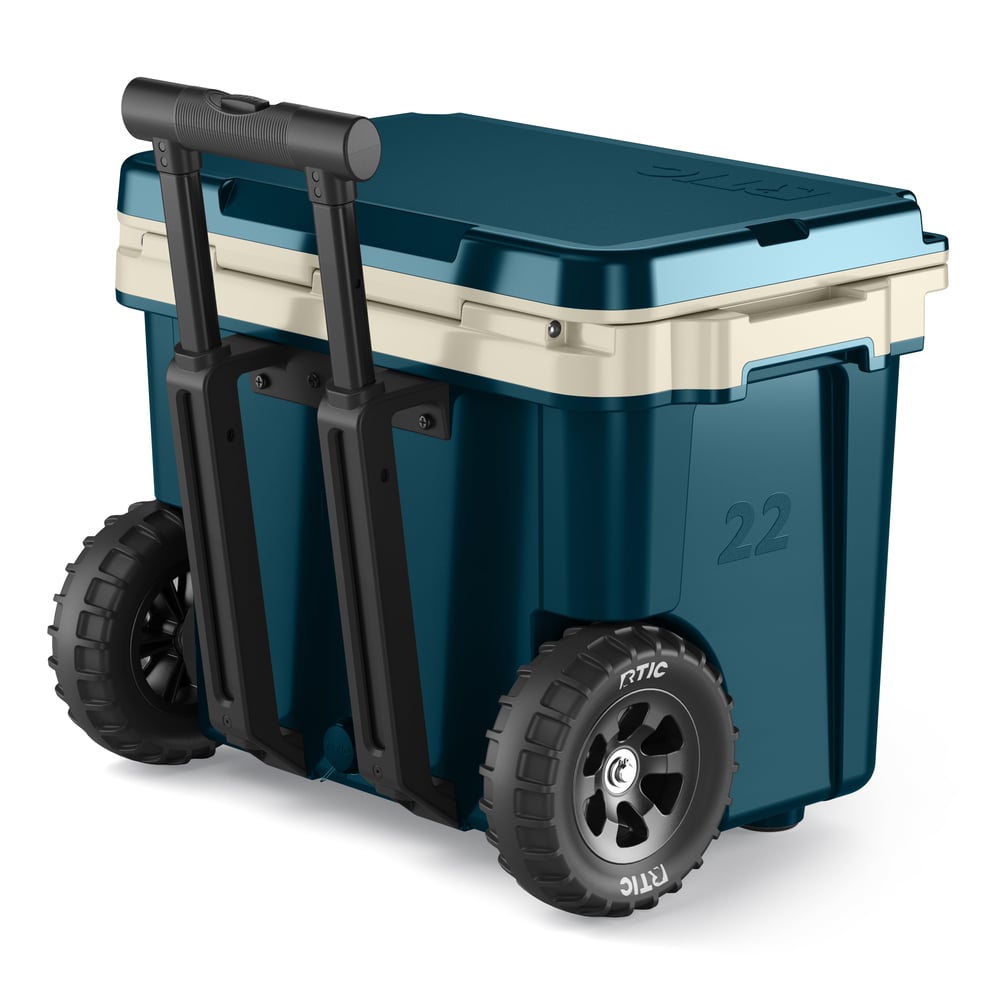 22 QT Ultra-Light Wheeled Cooler Marine/Canvas | Rtic Hard Coolers|Clearance