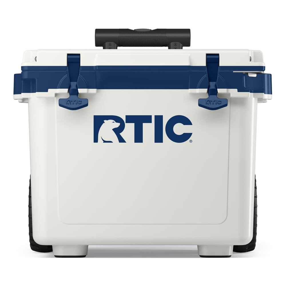 22 QT Ultra-Light Wheeled Cooler Cool Grey & Navy | Rtic Hard Coolers|Clearance