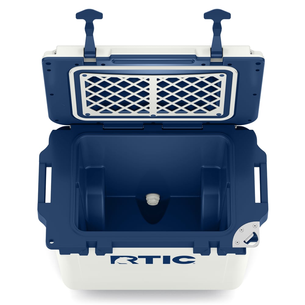 22 QT Ultra-Light Wheeled Cooler Cool Grey & Navy | Rtic Hard Coolers|Clearance