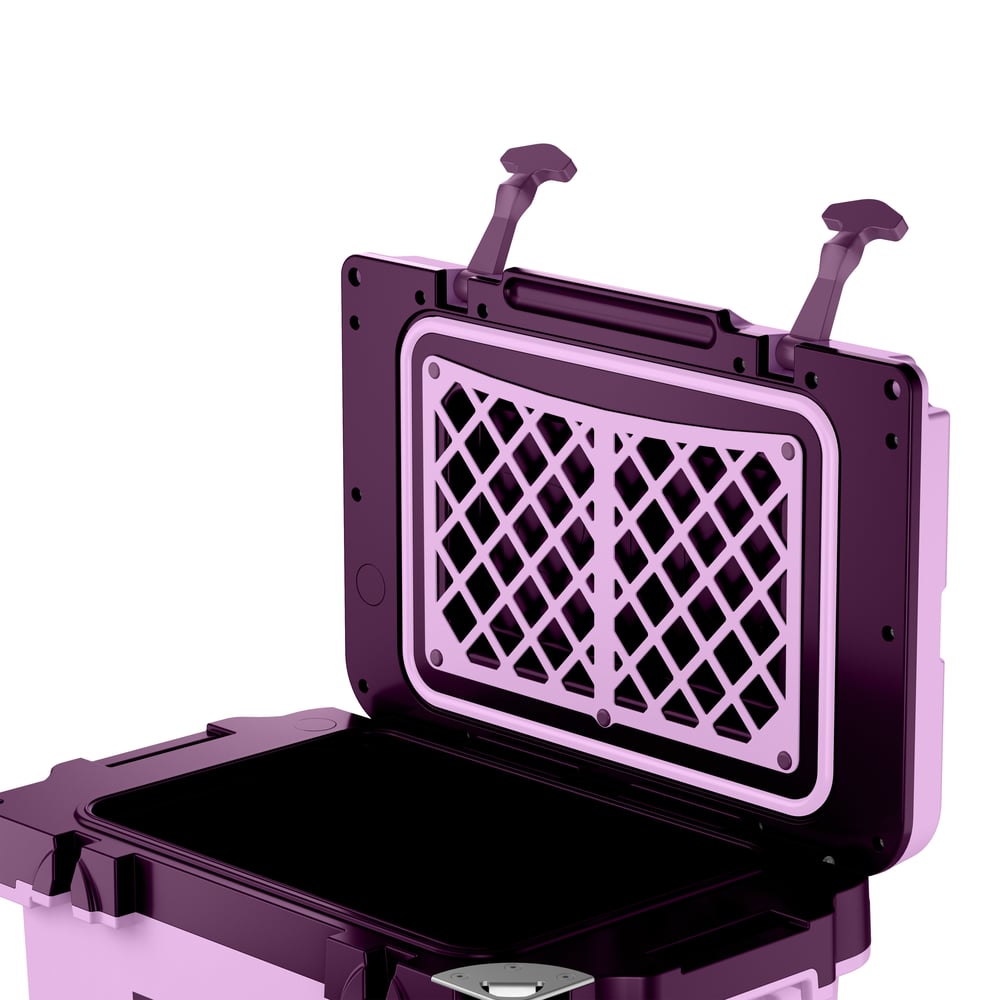 22 QT Ultra-Light Wheeled Cooler Lavender/Plum | Rtic Hard Coolers|Clearance