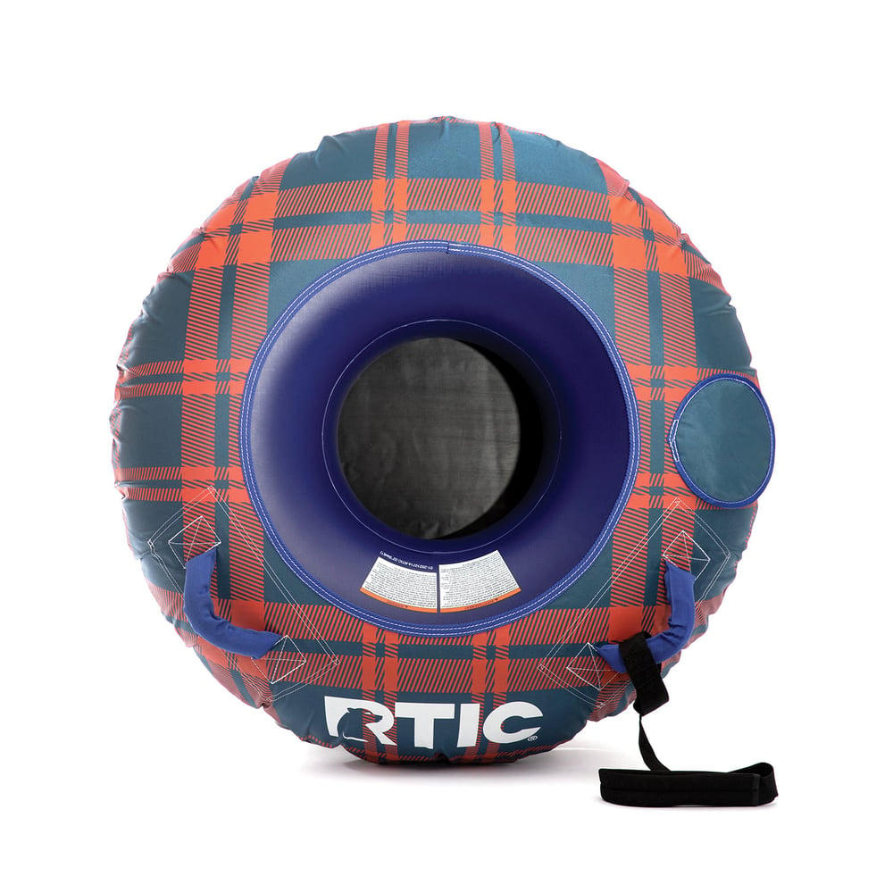 RTIC Tough Snow Tubes Slate Blue/Orange Plaid | Rtic Gear|Clearance