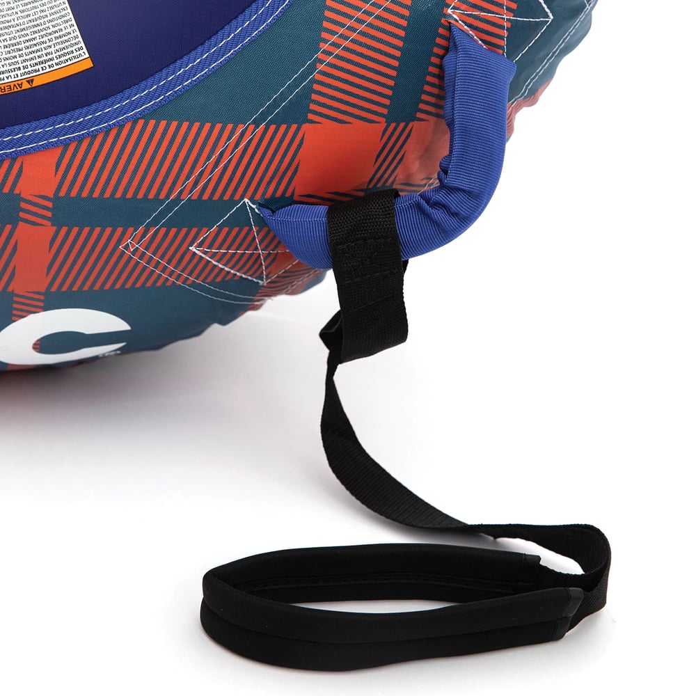 RTIC Tough Snow Tubes Slate Blue/Orange Plaid | Rtic Gear|Clearance