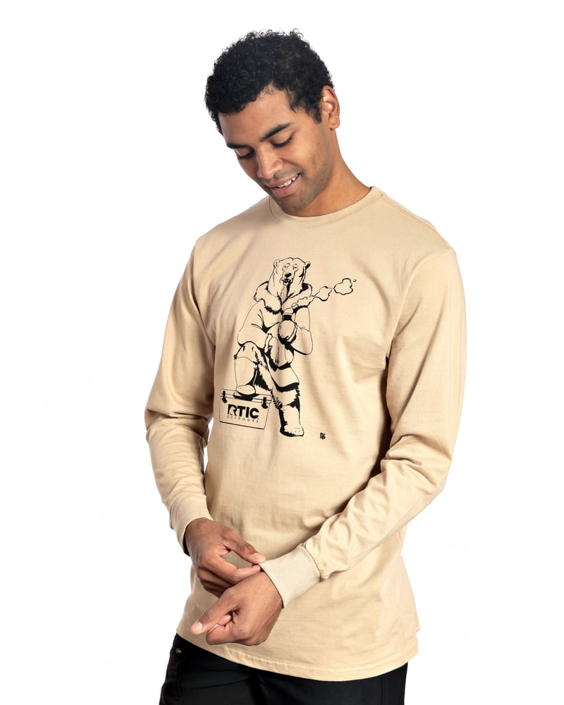 Coffee Break Long Sleeve T-Shirt  | Rtic Gear|Clearance