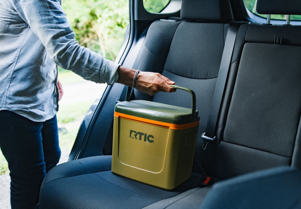 8 QT Road Trip Personal Cooler Dark Grey & Cool Grey | Rtic Hard Coolers|Gear|Clearance