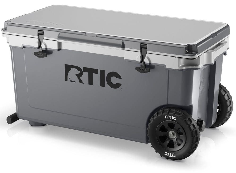 72 QT Ultra-Light Wheeled Cooler Dark Grey & Cool Grey | Rtic Hard Coolers