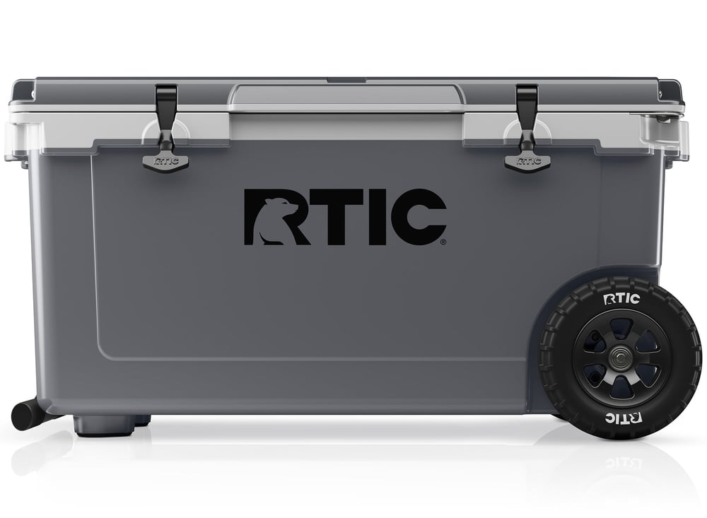 72 QT Ultra-Light Wheeled Cooler Dark Grey & Cool Grey | Rtic Hard Coolers