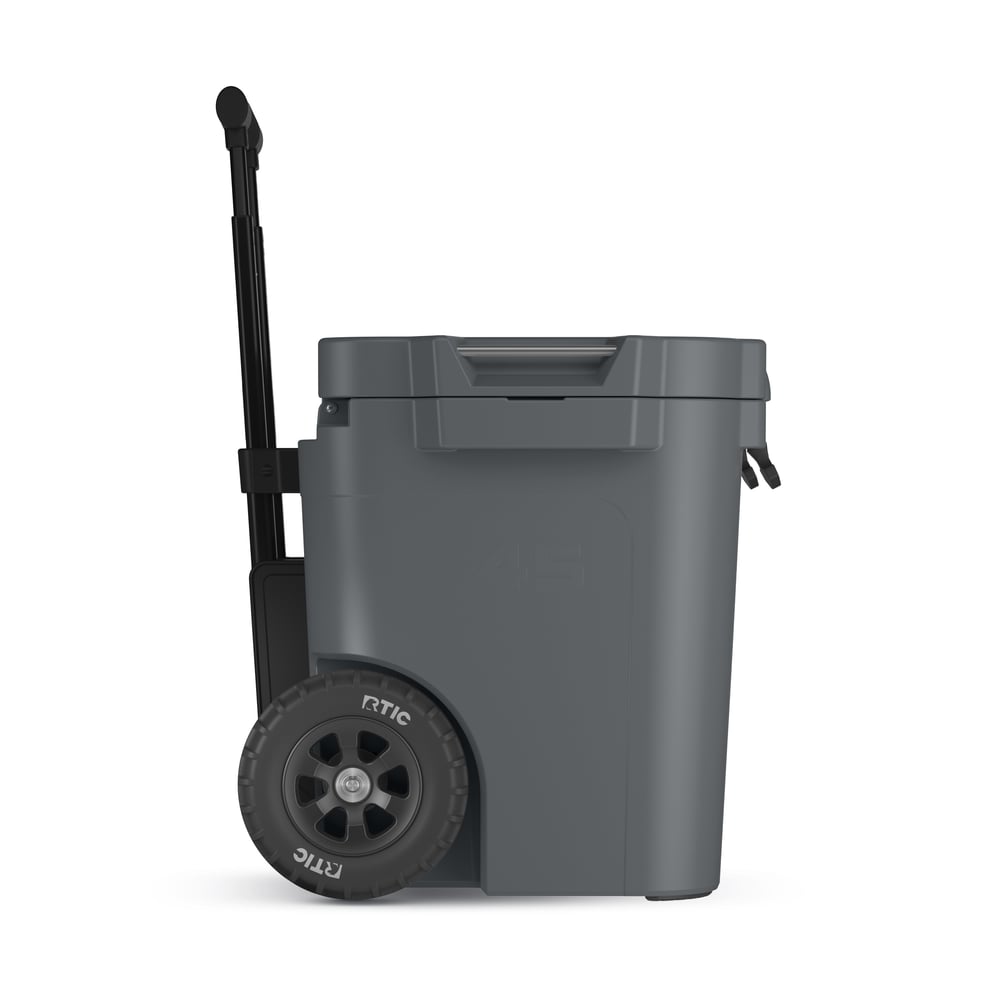 45 QT Ultra-Tough Wheeled Cooler Dark Grey | Rtic Hard Coolers|Clearance