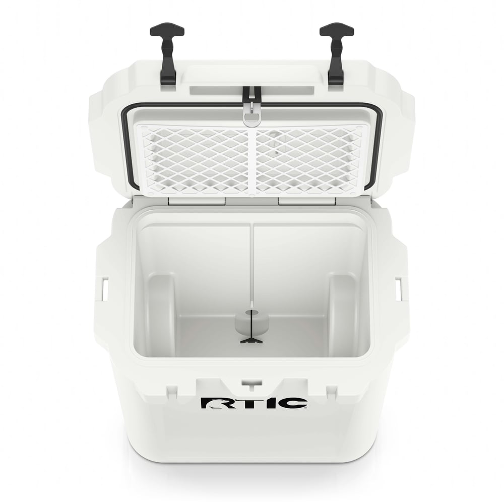 45 QT Ultra-Tough Wheeled Cooler White | Rtic Hard Coolers|Clearance