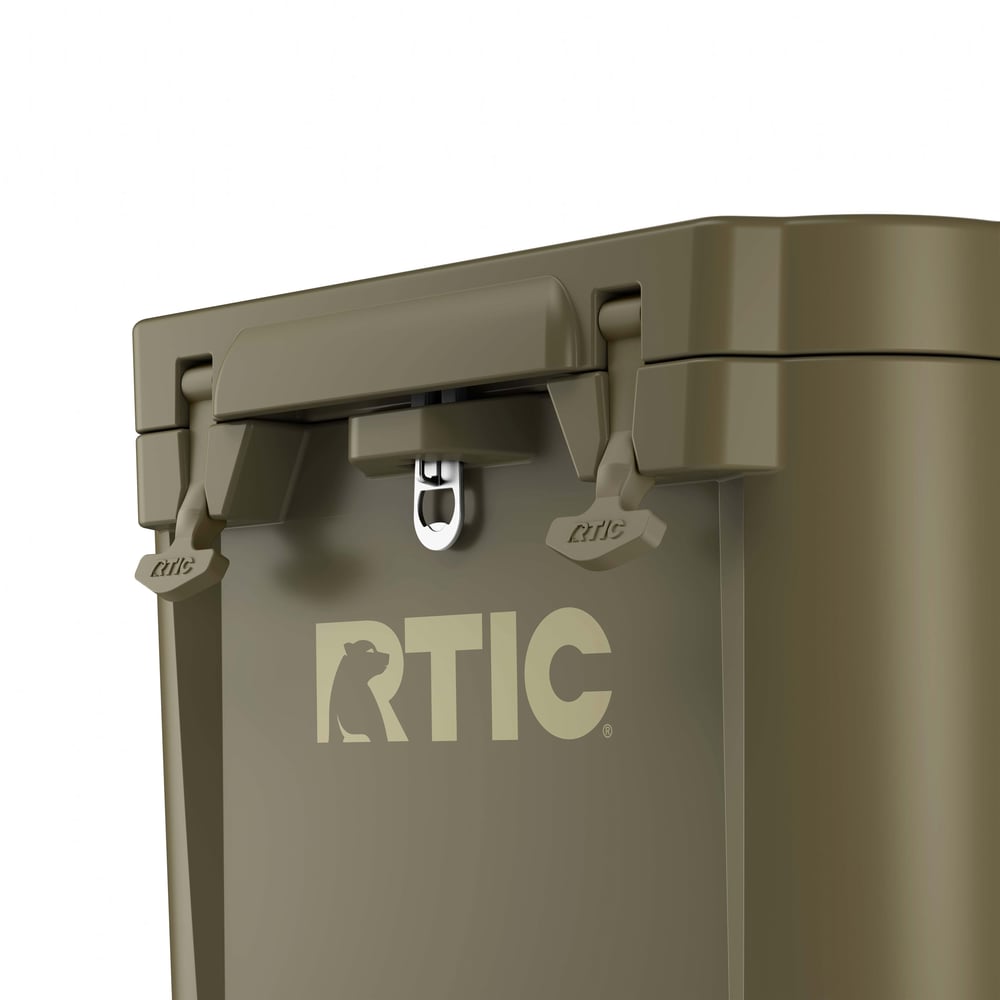 45 QT Ultra-Tough Wheeled Cooler Olive | Rtic Hard Coolers|Clearance
