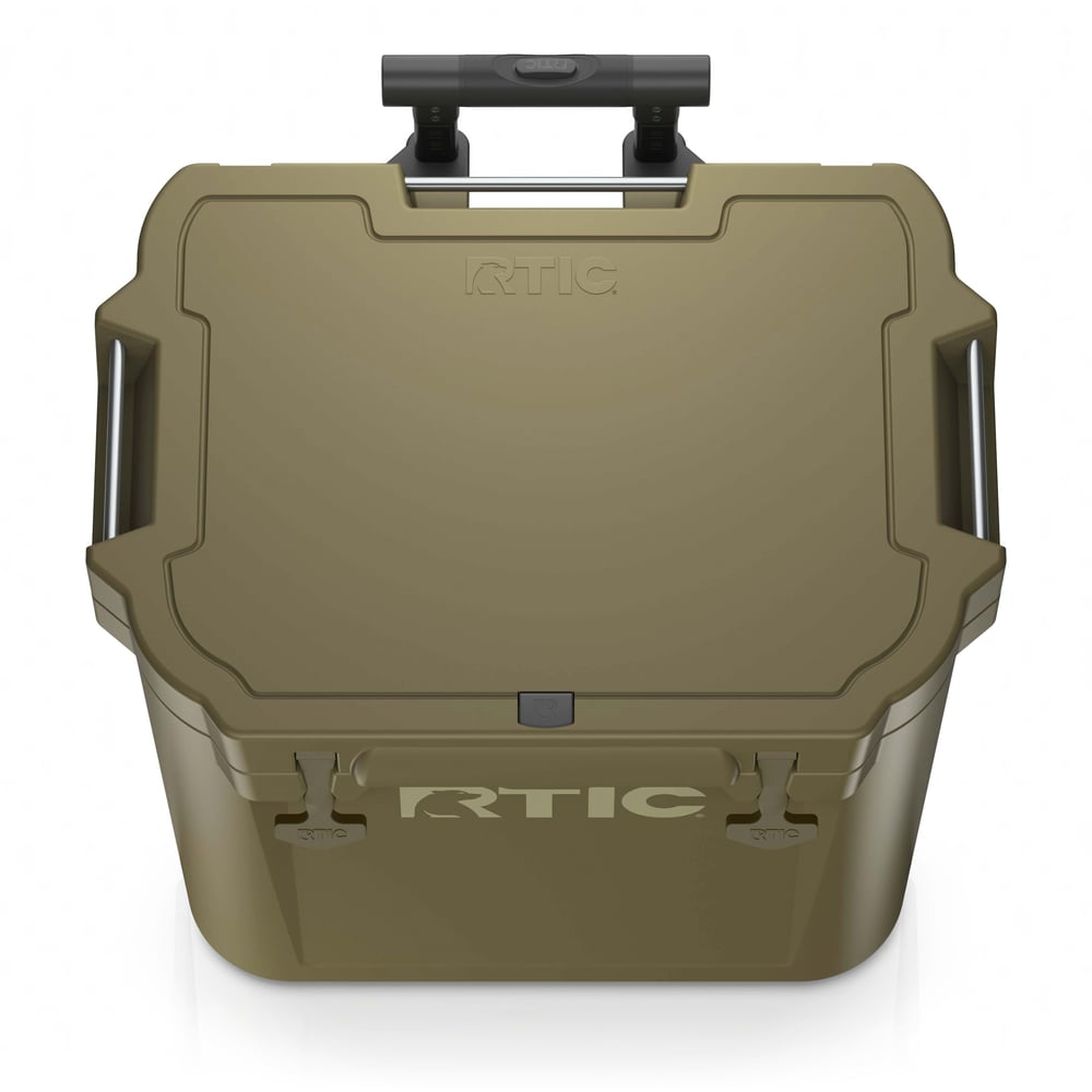 45 QT Ultra-Tough Wheeled Cooler Olive | Rtic Hard Coolers|Clearance