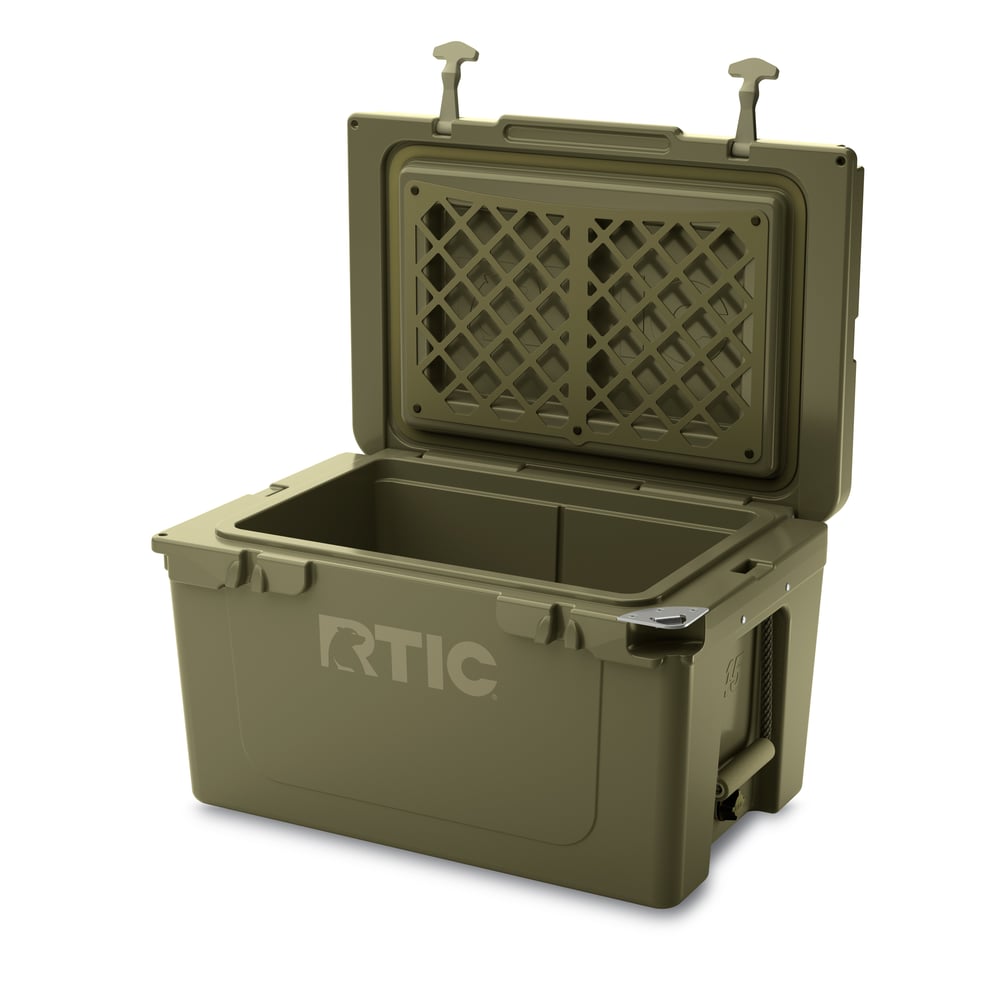45 QT Ultra-Tough Cooler Olive | Rtic Hard Coolers|Clearance