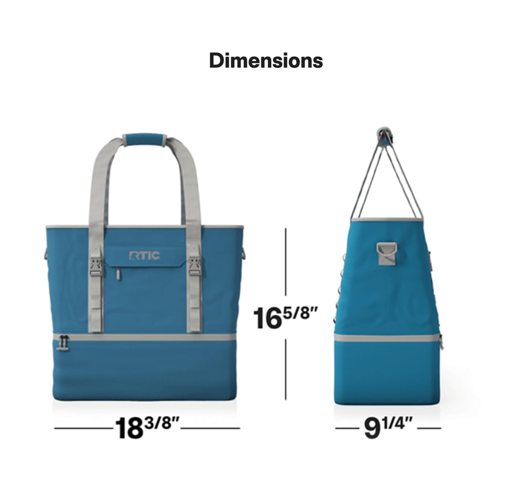 2-in-1 Chillout Bag Grey | Rtic Soft Coolers|Bags