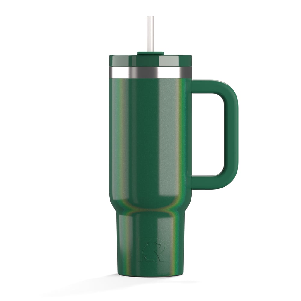 Road Trip Tumbler Pine Tree Glitter | Rtic Drinkware|Clearance
