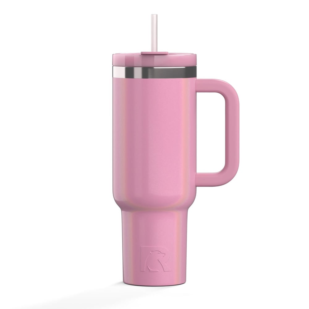 Road Trip Tumbler Dusty Rose Glitter | Rtic Drinkware|Clearance