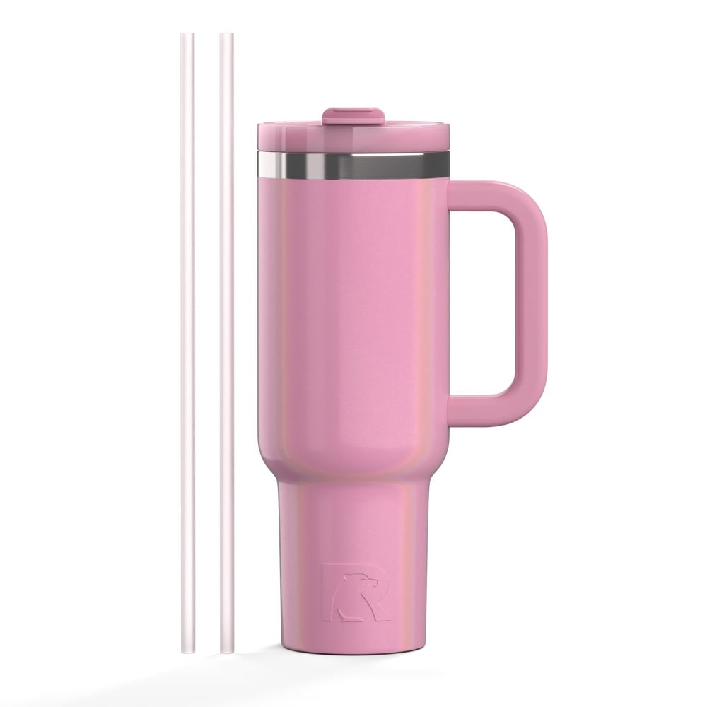 Road Trip Tumbler Dusty Rose Glitter | Rtic Drinkware|Clearance