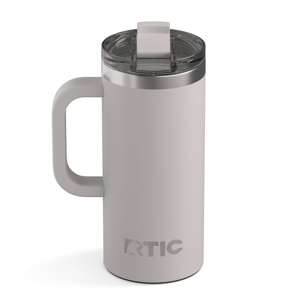 Road Trip Travel Mug Cool Grey | Rtic Drinkware|Clearance