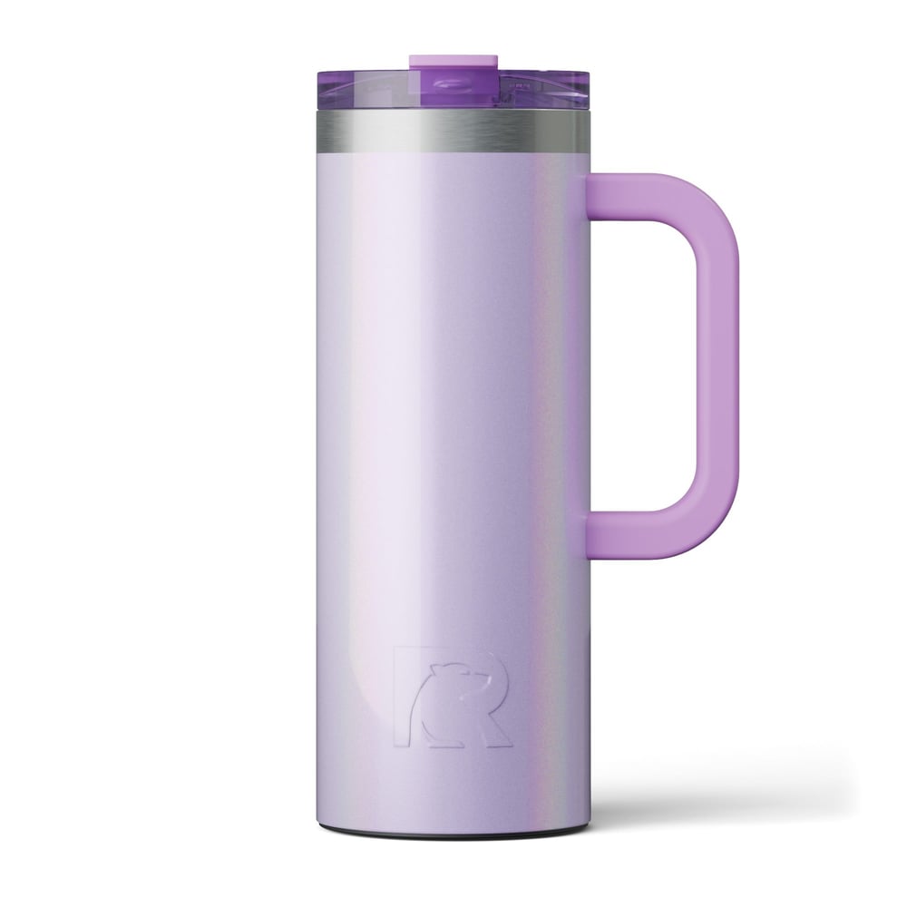 Road Trip Travel Mug Lavender Glitter | Rtic Drinkware|Clearance